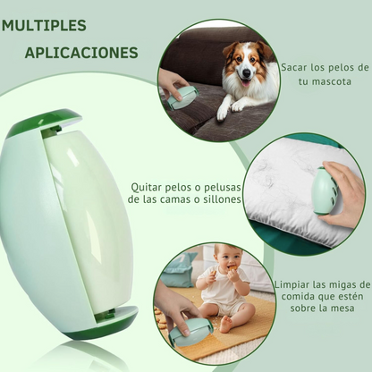 Rodillo Reutilizable Quita Pelos y Pelusa en Segundos